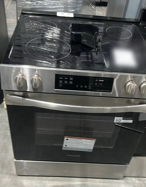 Frigidaire FCFE3062AS 30-inch 5.3 cu. ft. Slide-In Electric Range: supplier's warehouse photo of this unit